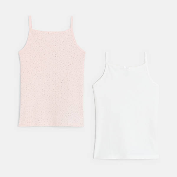 قميص داخلي بحمالات رفيعة/ ملابس داخلية للفتيات